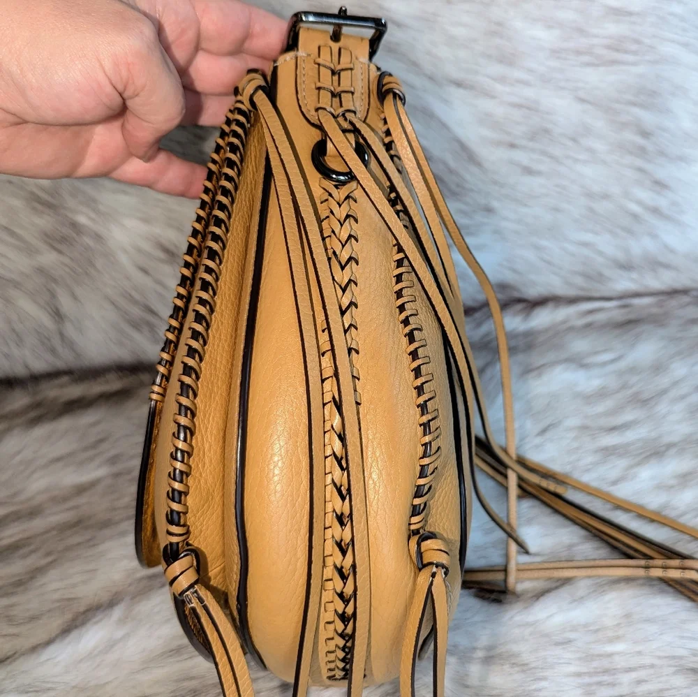 1941 Saddle Bag with Whipstitch and Fringe Details - Picture 4 of 16